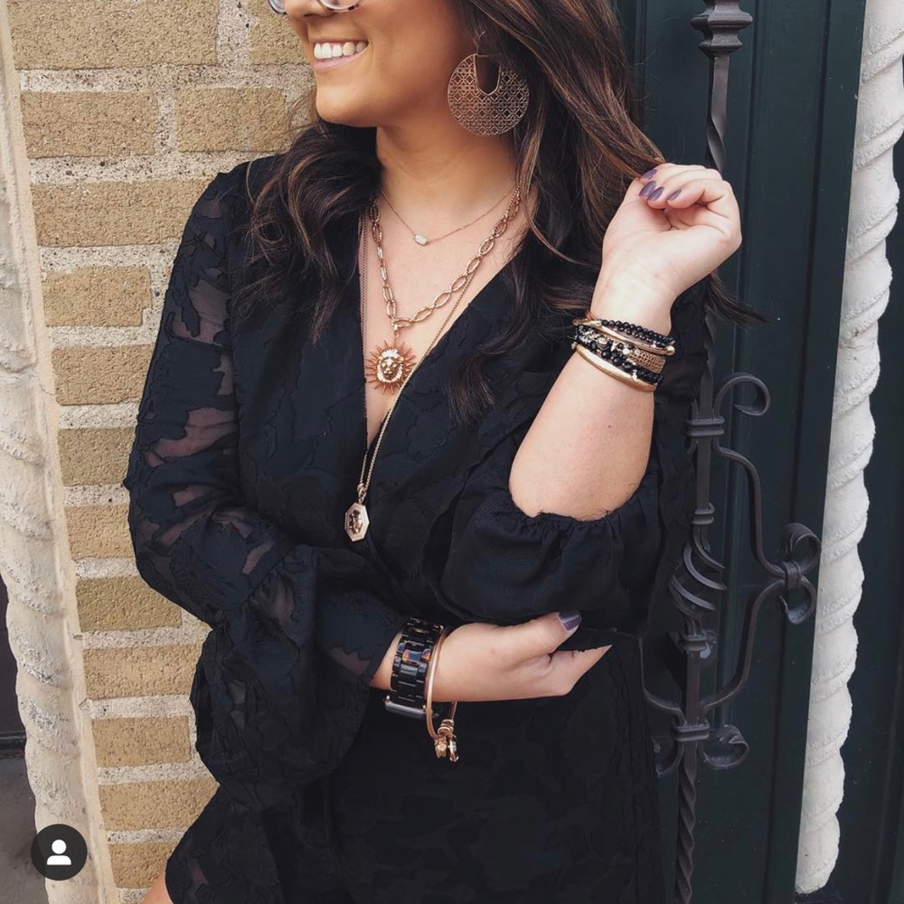 Black Lace Romper